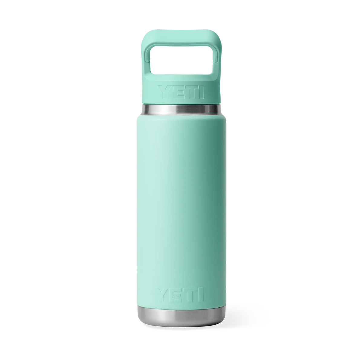 YETI Rambler 26 oz Bottle with Colour Straw Cap Seafoam