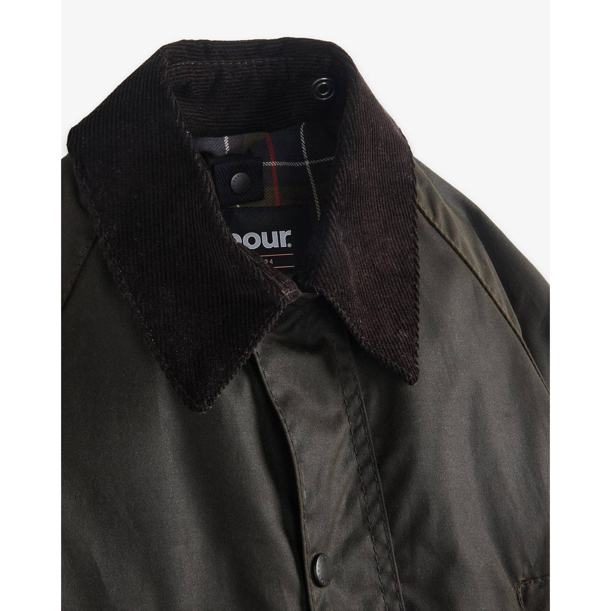 Barbour Boys Beaufort Wax Jacket Olive