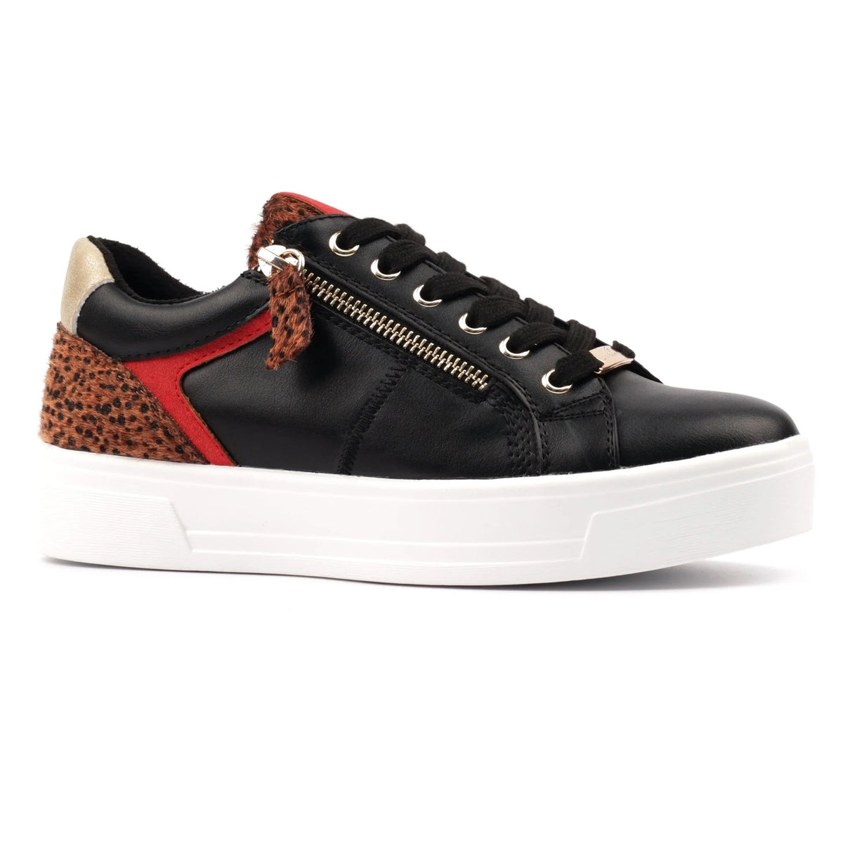 Lunar Presley Black Trainer Black