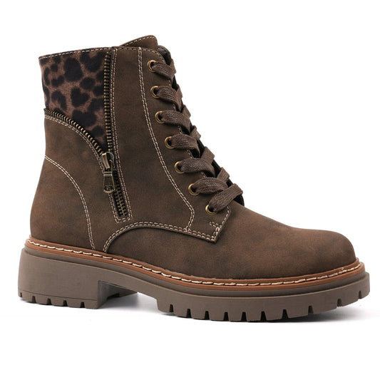 Lunar Georgina Brown Ankle Boot Brown
