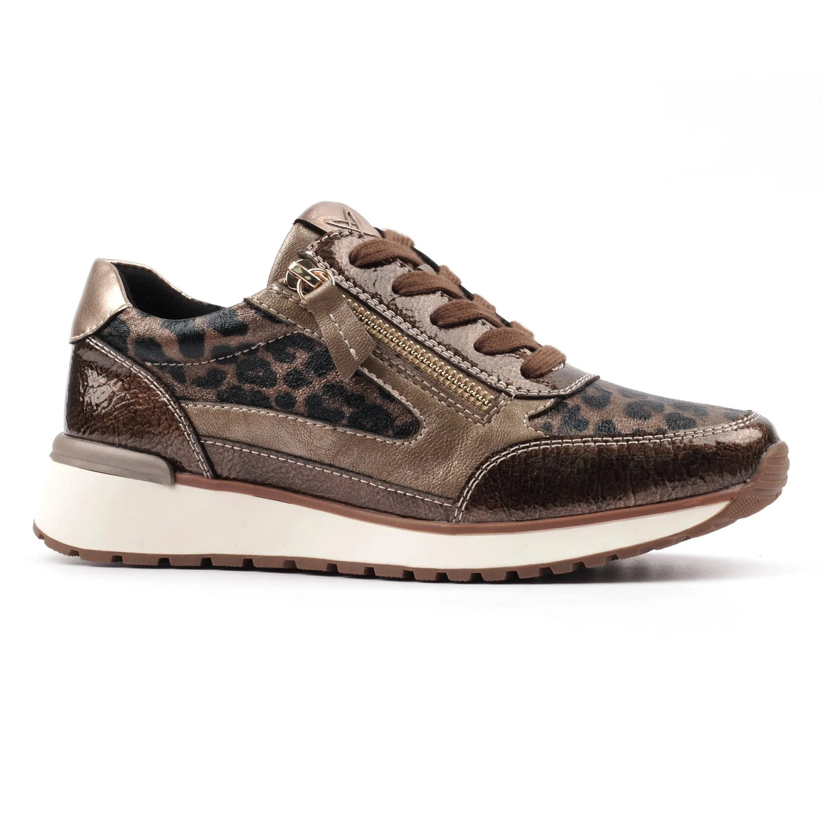 Lunar Sally Taupe Trainer Taupe