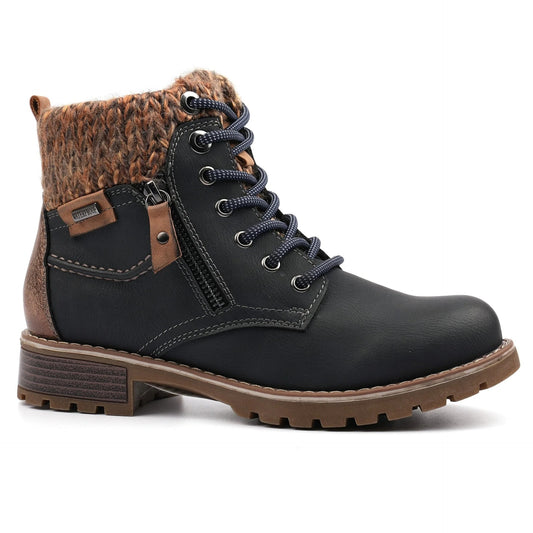 Lunar Millie Navy Waterproof Boot Navy