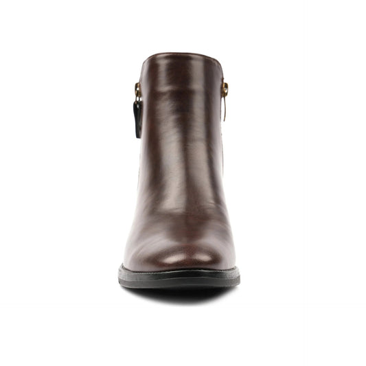 Lunar Hayley Brown Ankle Boot Brown