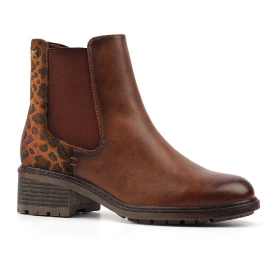 Lunar Simone Tan Ankle Boot Tan