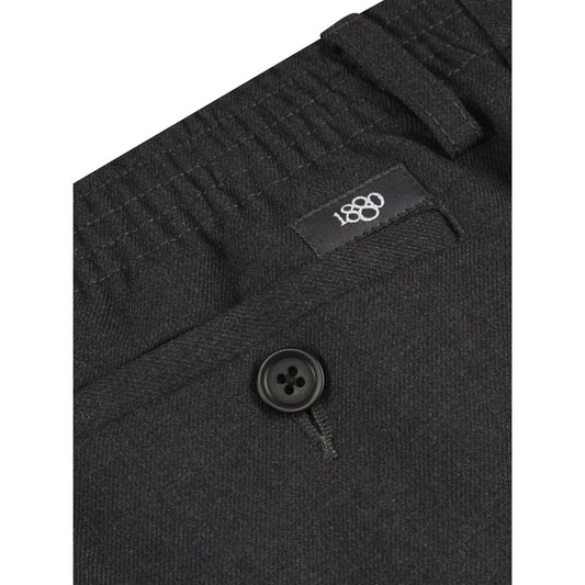 1880 Club 62688 05 Grey Elastic Waist Trousers