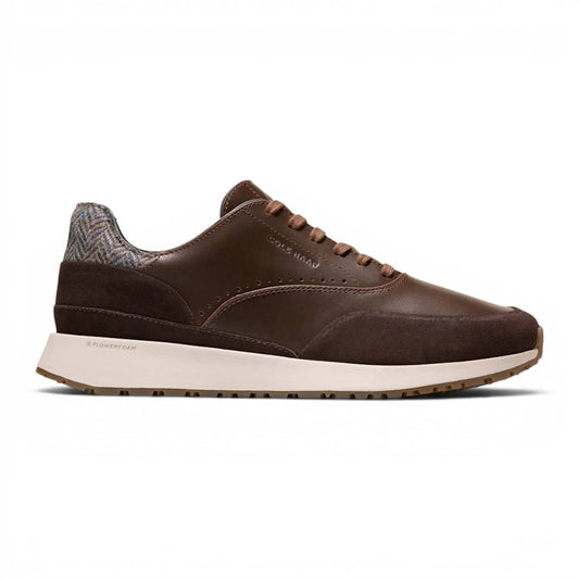 Cole Haan GrandPro Luxe Mile Spiced Brown Herringbone Sneakers