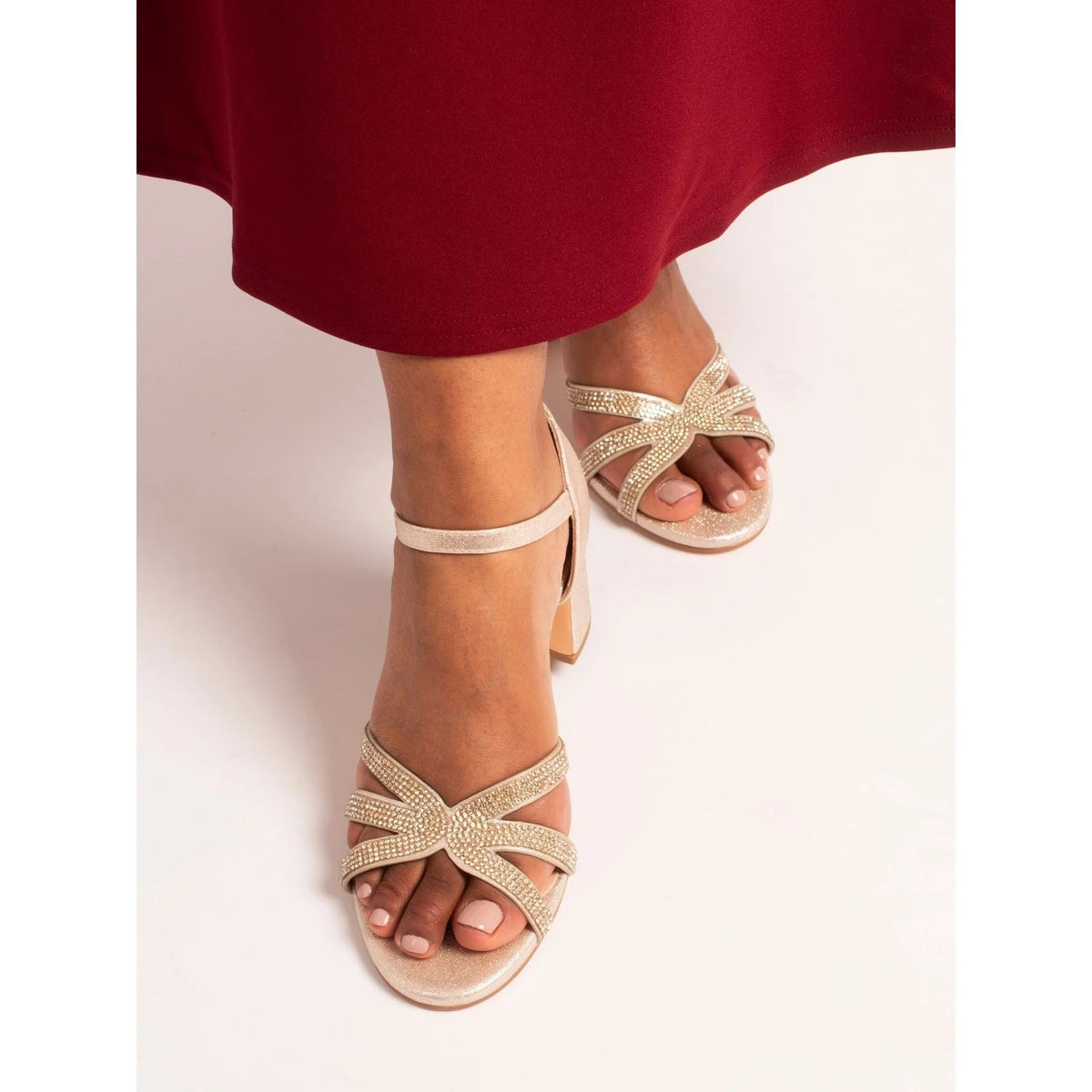 Lunar Roseanne Gold Shoe Gold
