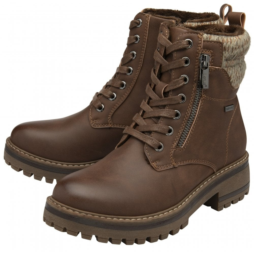 Lotus Stefani Brown Boots