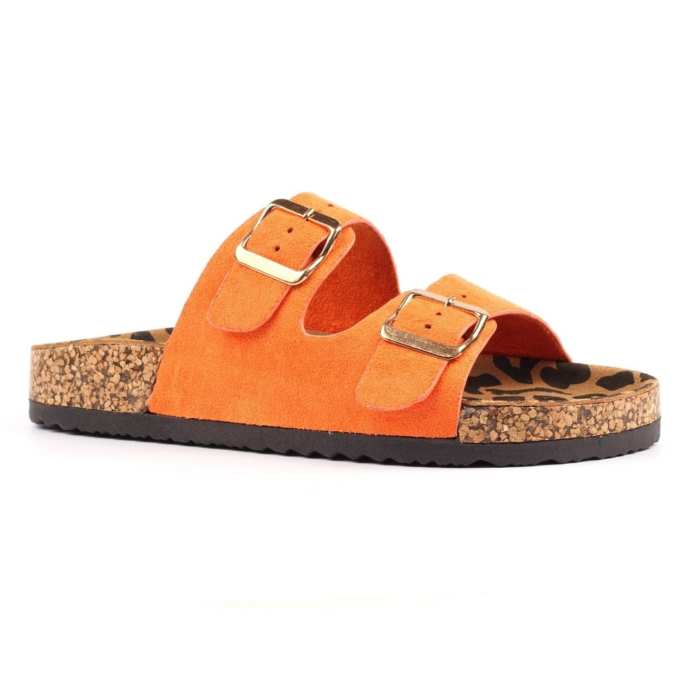 Lunar Pecan Orange Sandals