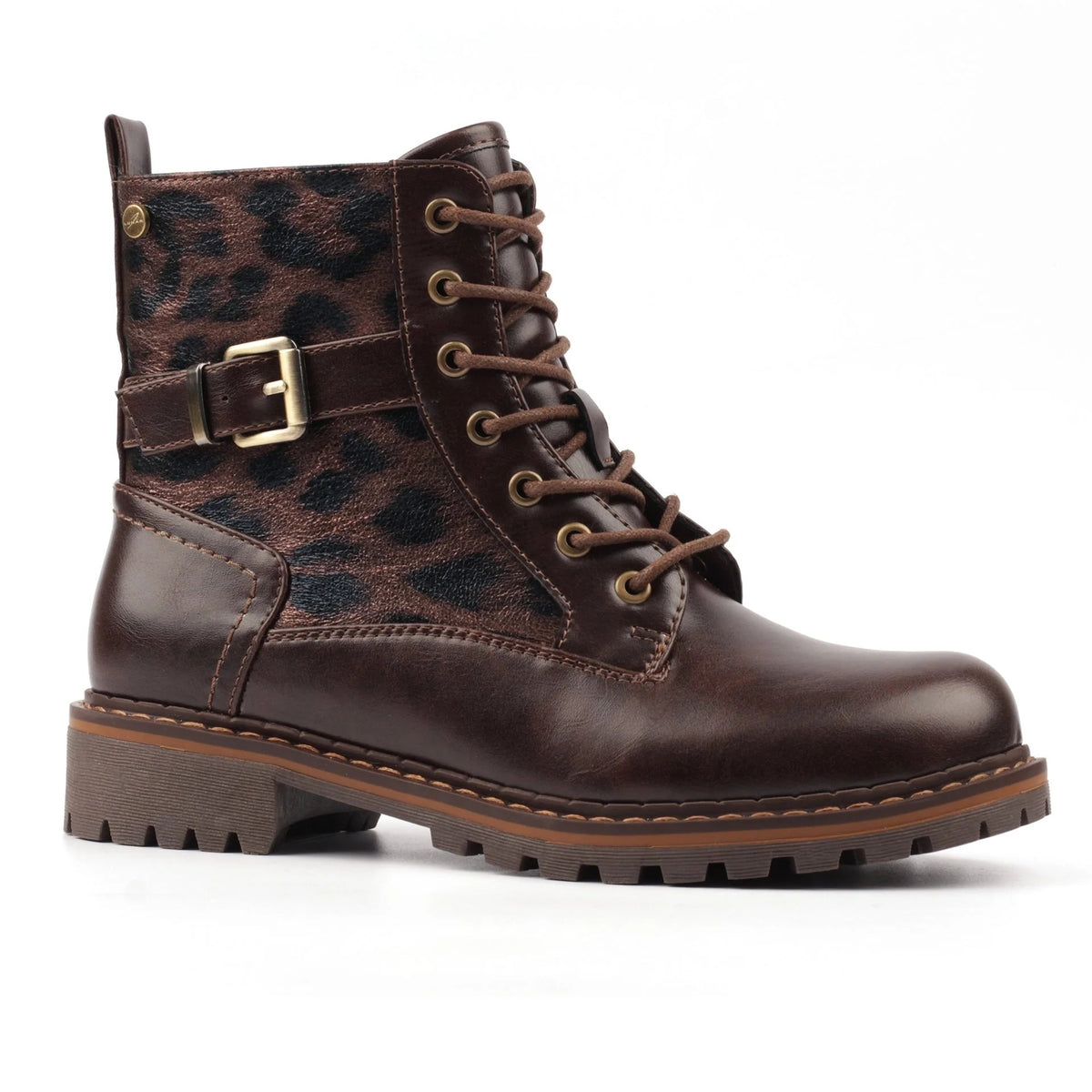 Lunar Becky Brown Ankle Boot Brown