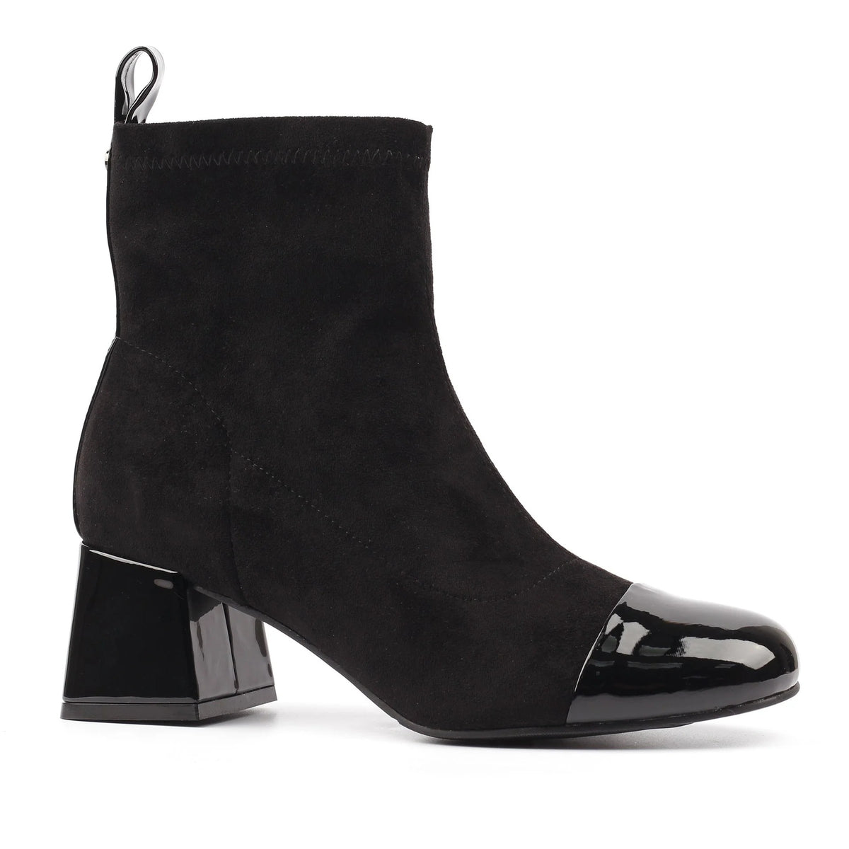 Lunar Myra Black Ankle Boot Black