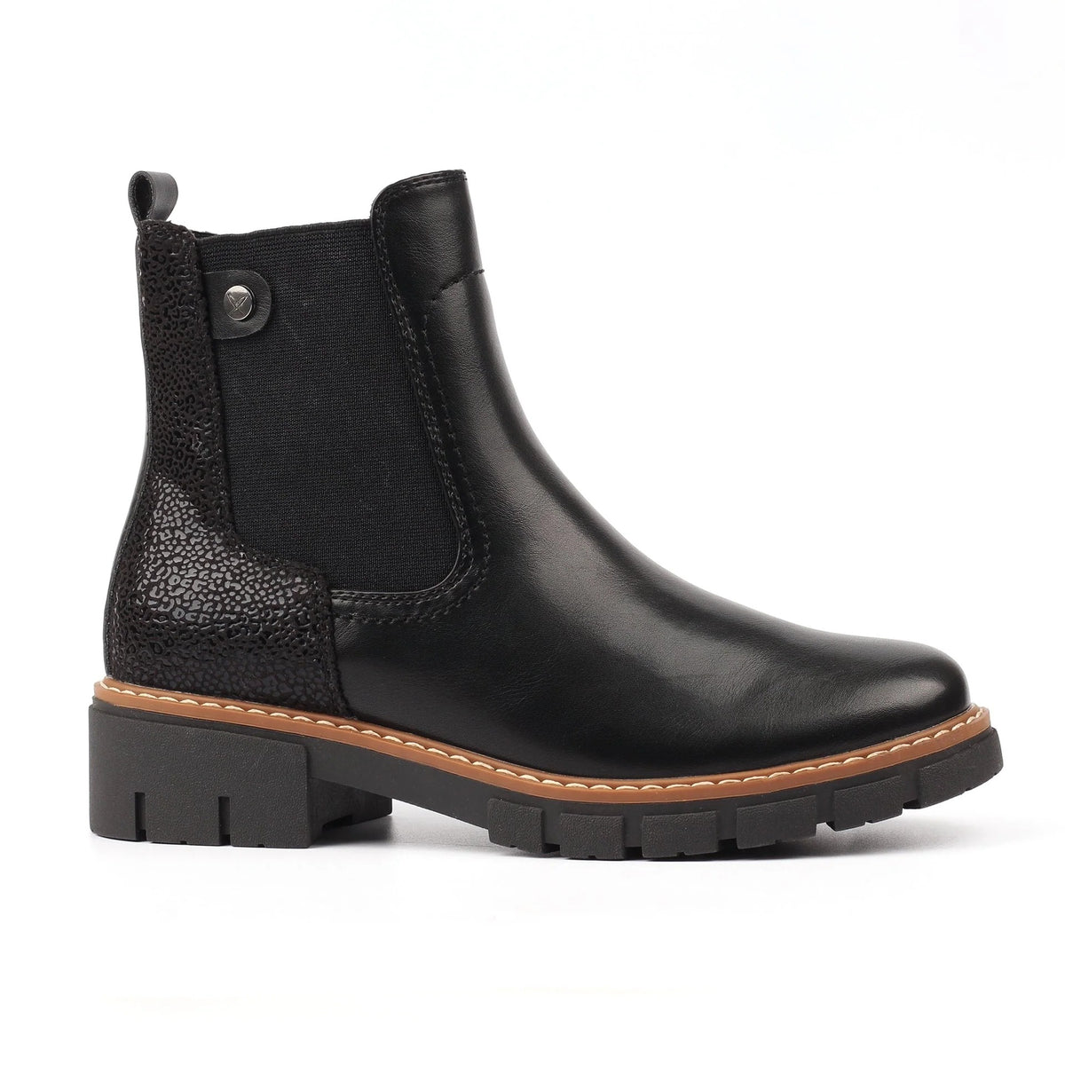Lunar Bernadette Black Ankle Boot Black