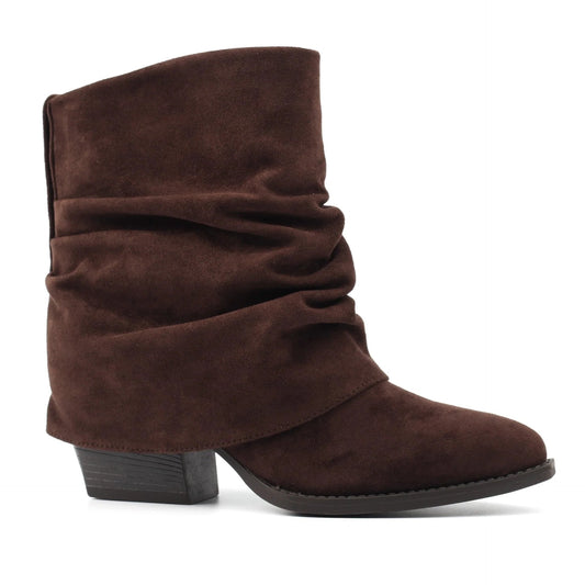 Lunar Monica Dark Brown Ankle Boot Dark Brown