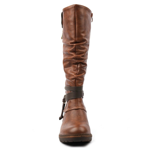 Lunar Melinda Tan Waterproof Fur Lined Long Boot Tan