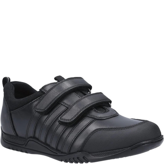 Hush Puppies Josh Black School Footwear