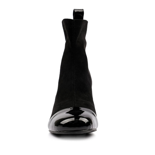 Lunar Myra Black Ankle Boot Black