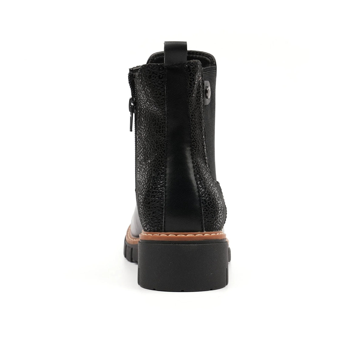 Lunar Bernadette Black Ankle Boot Black