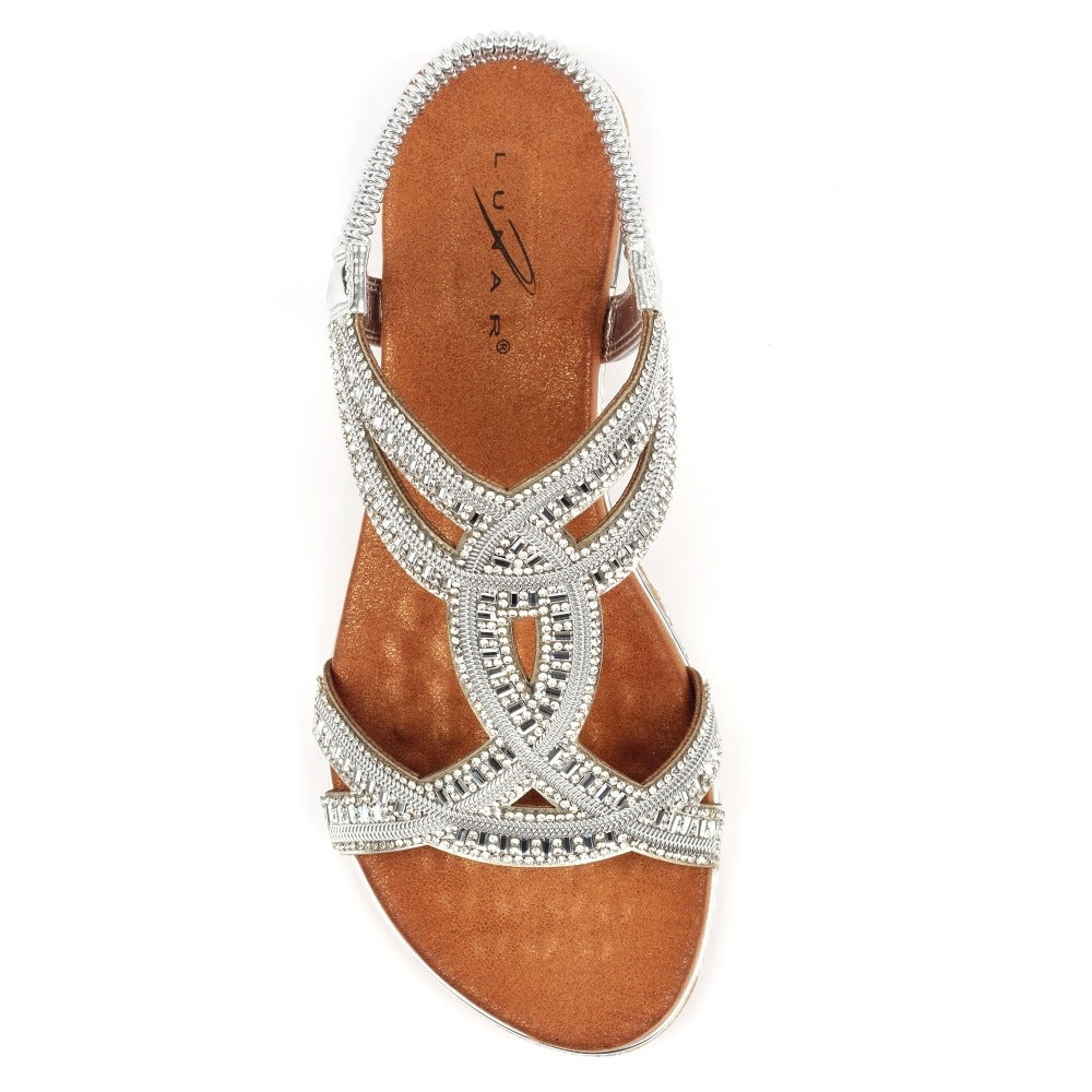 Lunar Carrie Silver Sandals