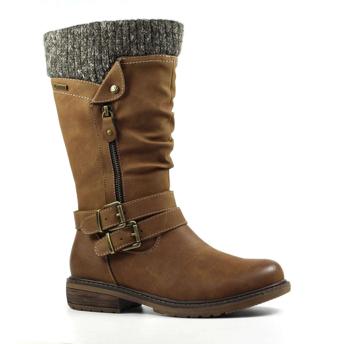 Lunar Peyton Tan Waterproof Long Boot Tan