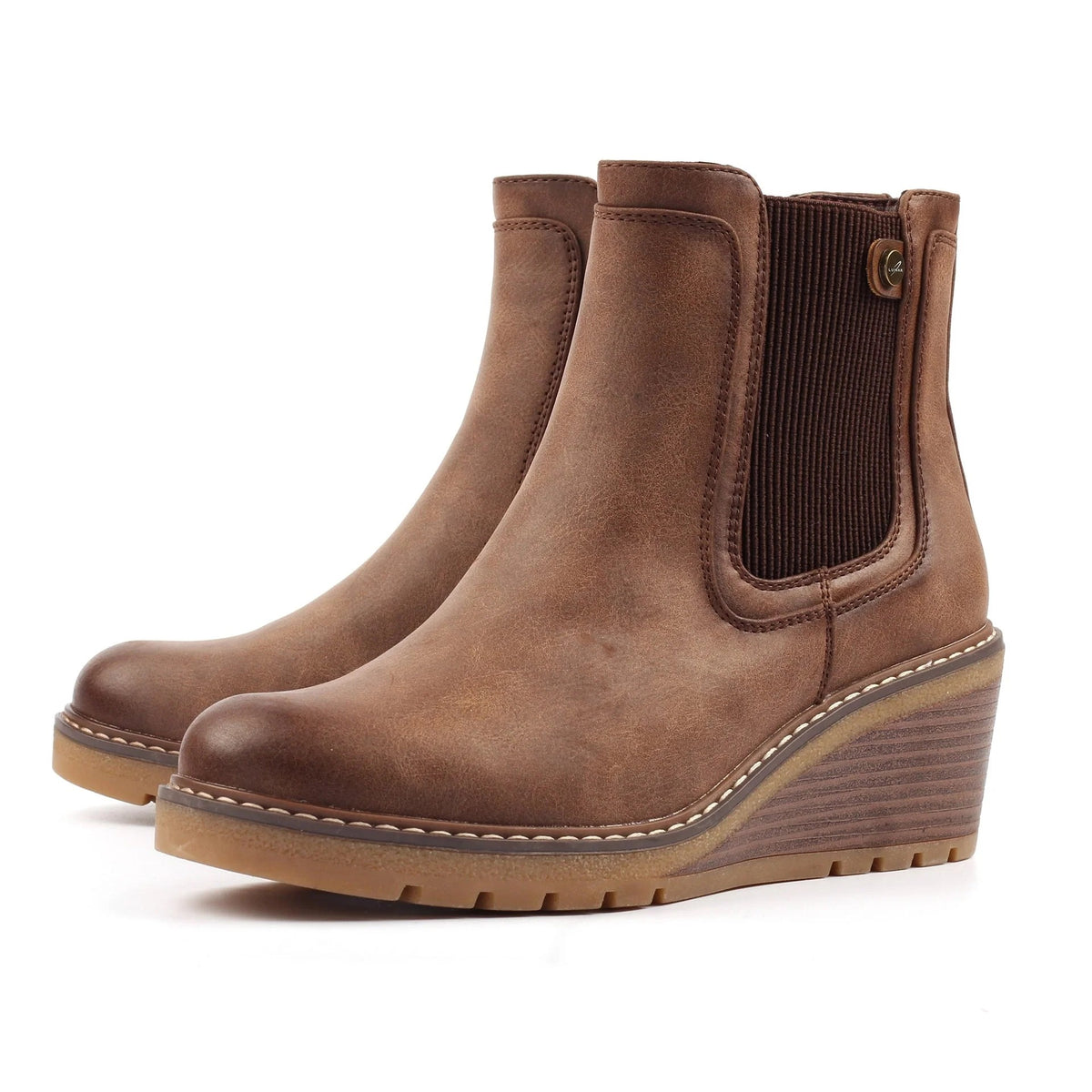 Lunar Connie Brown Ankle Boot Brown