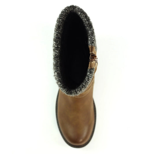 Lunar Peyton Tan Waterproof Long Boot Tan