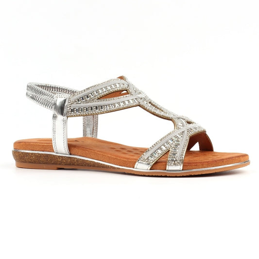 Lunar Carrie Silver Sandals