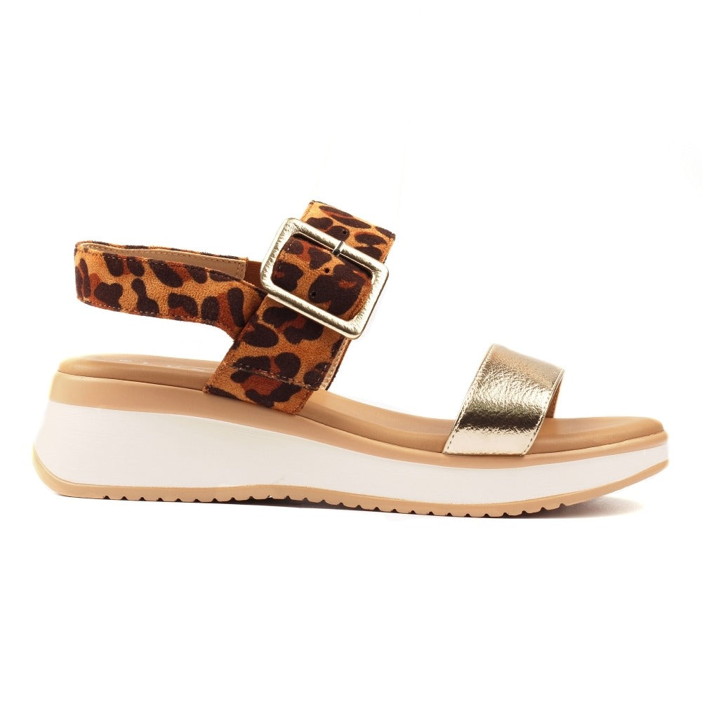 Lunar Dion Ocelot Sandals