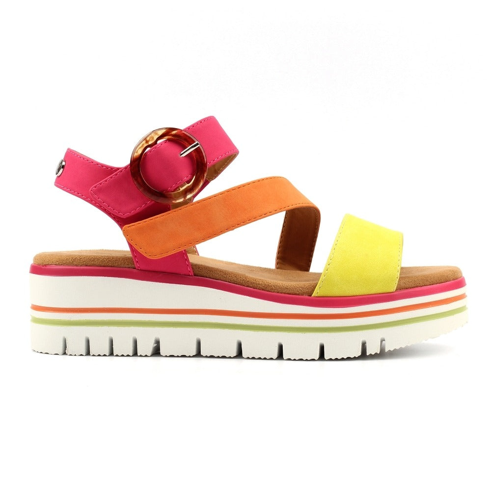 Lunar Issy Fuchsia Sandals