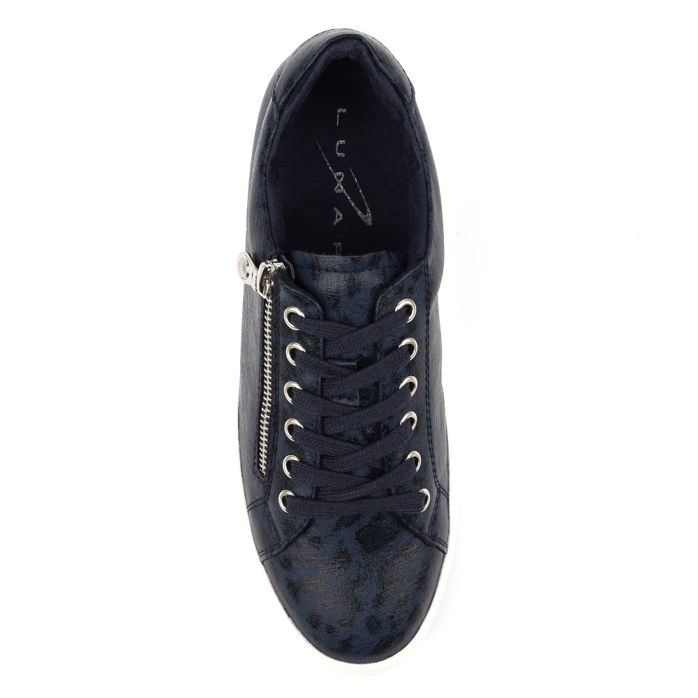 Lunar Charm II Navy Trainers
