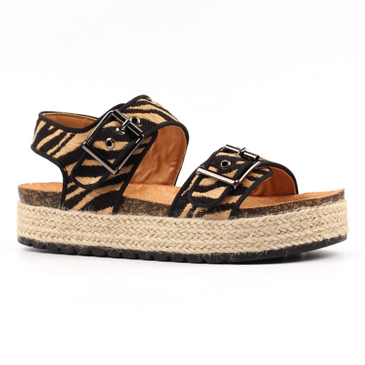 Lunar Encode Black Sandals