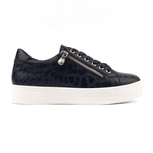 Lunar Charm II Navy Trainers