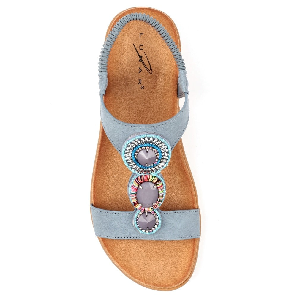 Lunar Kay Blue Sandals