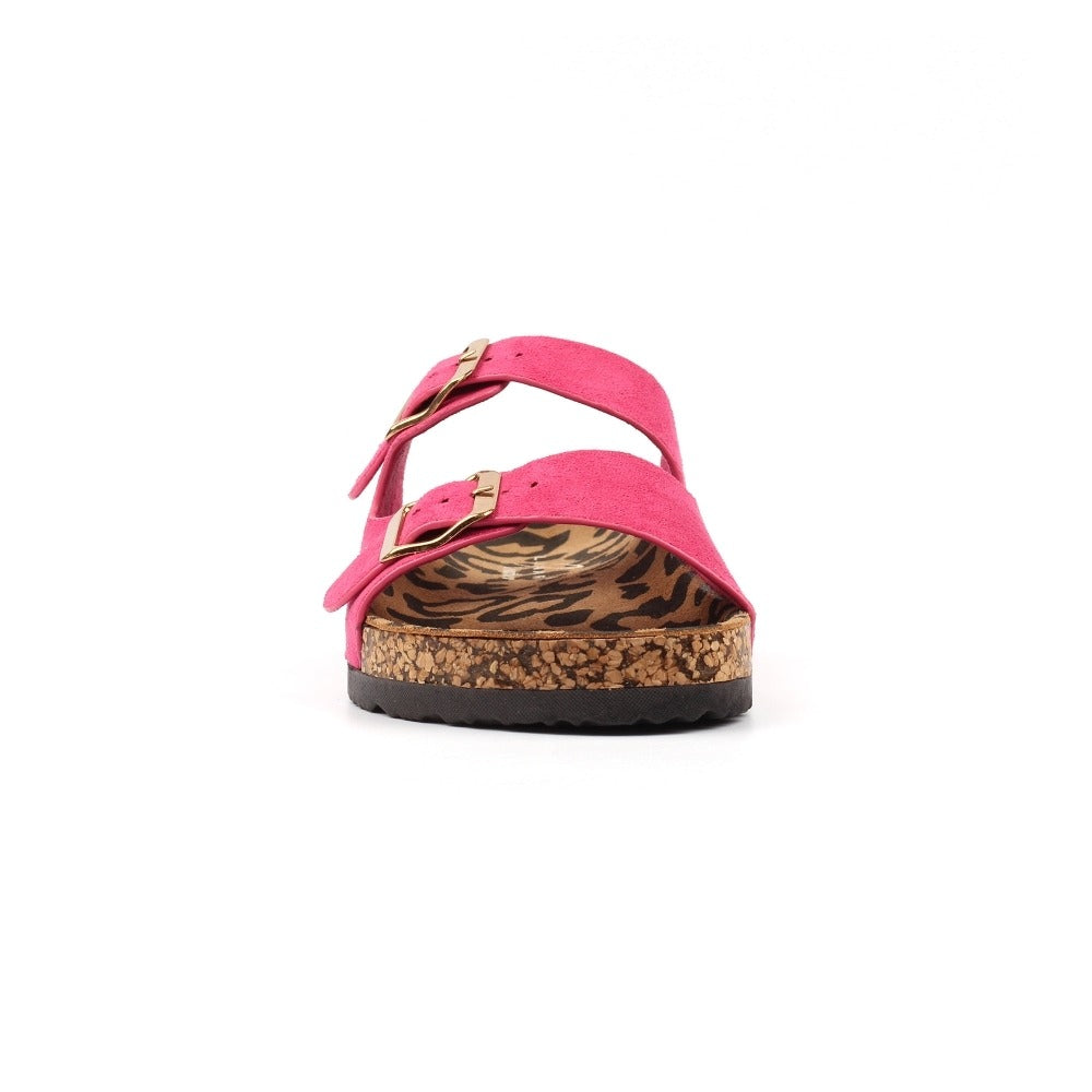 Lunar Pecan Fuchsia Sandals