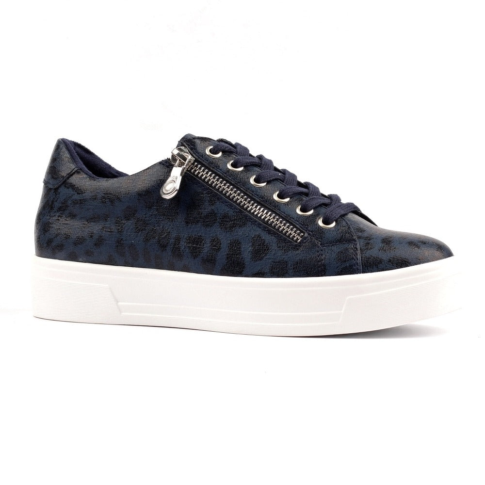 Lunar Charm II Navy Trainers