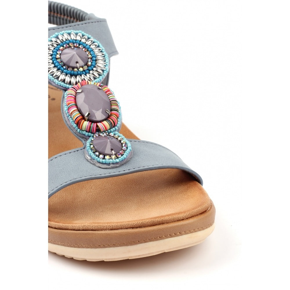 Lunar Kay Blue Sandals