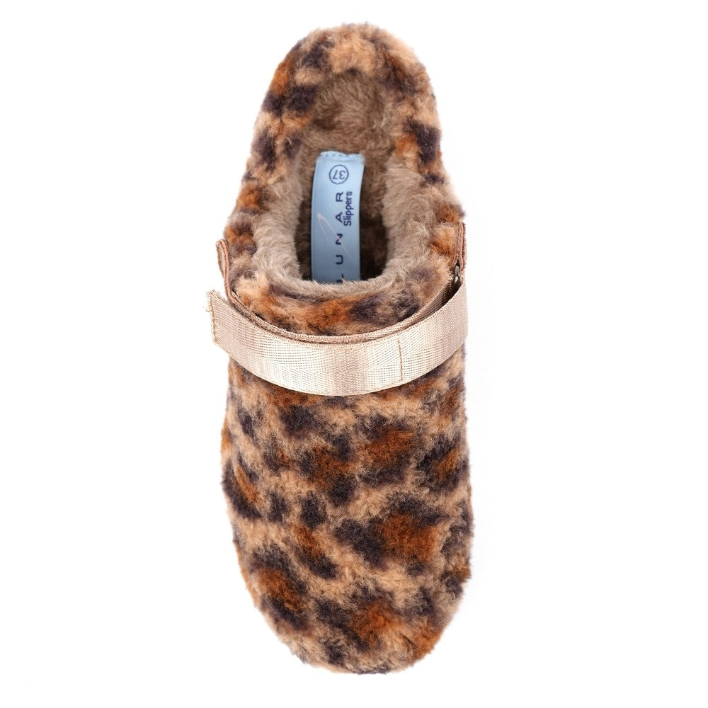 Lunar Naples Ocelot Slipper (Adjustable Strap) Ocelot