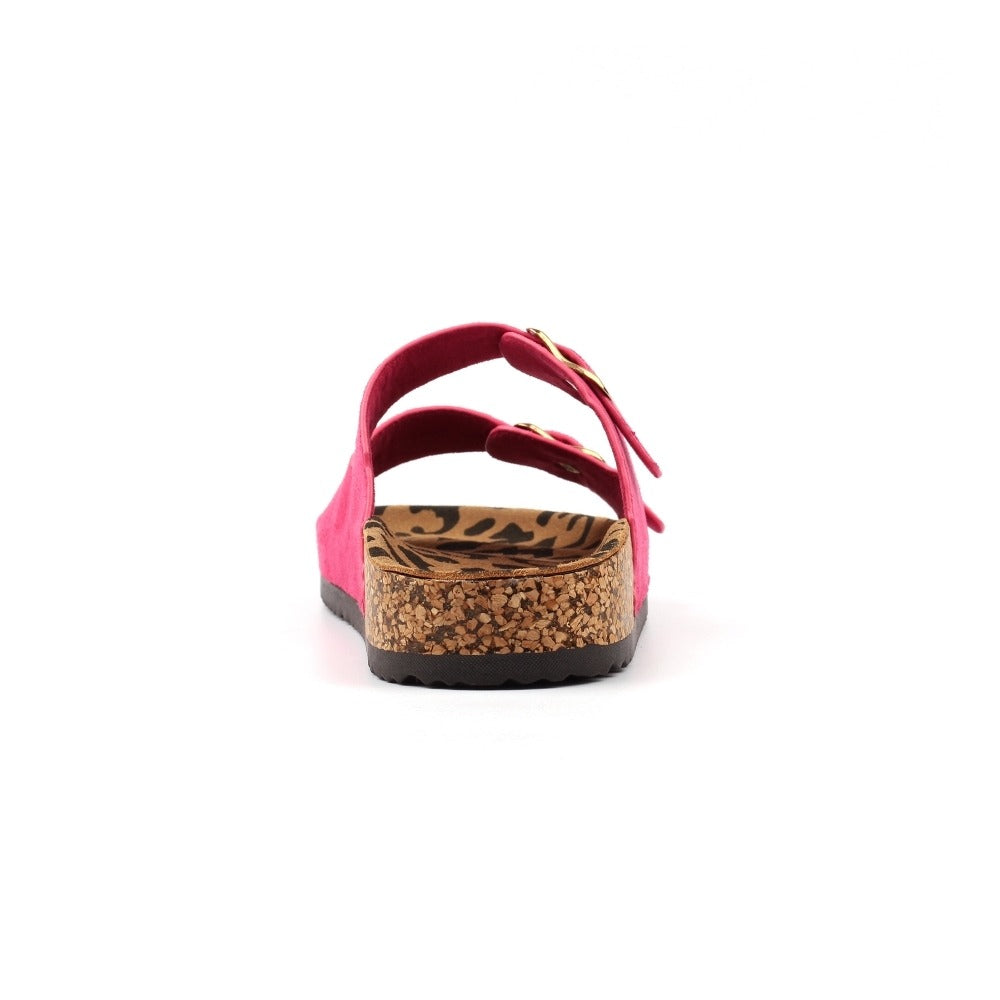 Lunar Pecan Fuchsia Sandals