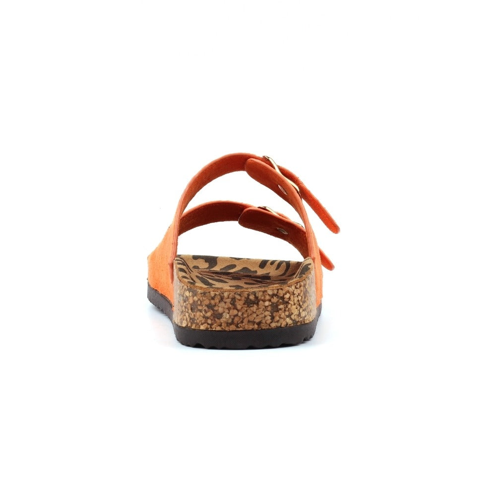 Lunar Pecan Orange Sandals