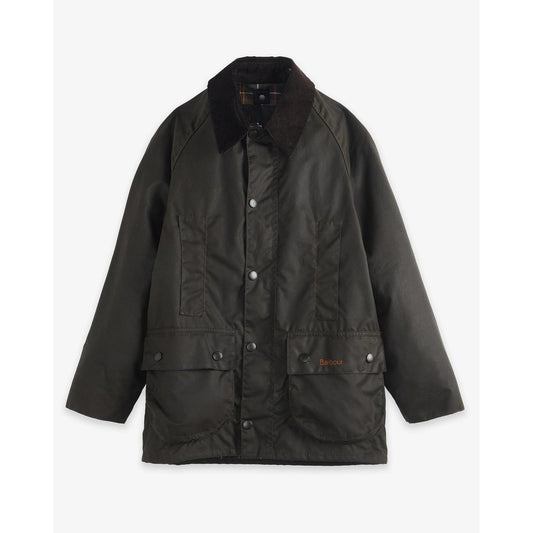 Barbour Boys Beaufort Wax Jacket Olive