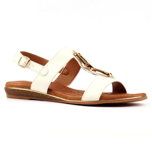 Lunar Darcy White Sandals