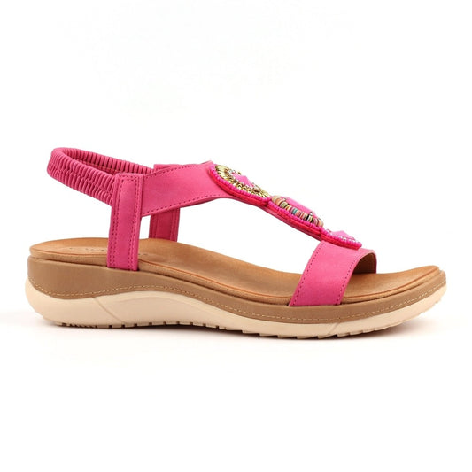 Lunar Kay Fuchsia Sandals