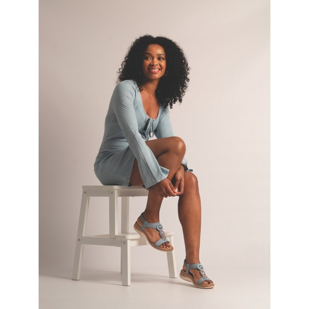 Lunar Kay Blue Sandals