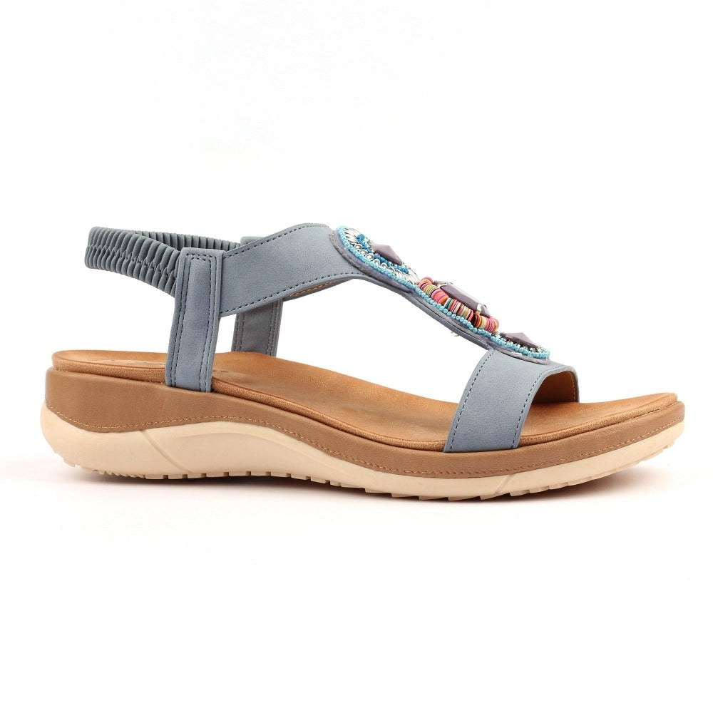 Lunar Kay Blue Sandals