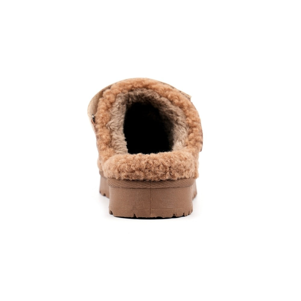 Lunar Naples Mink Slipper (Adjustable Strap) Mink