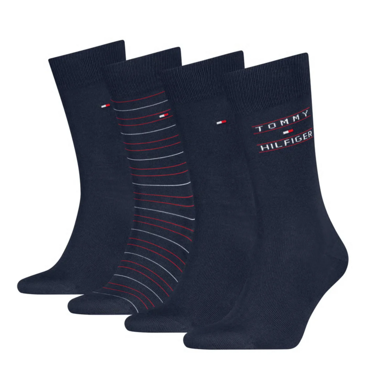 Tommy Hilfiger 701241158 001 Navy Four Pack Gift Box
