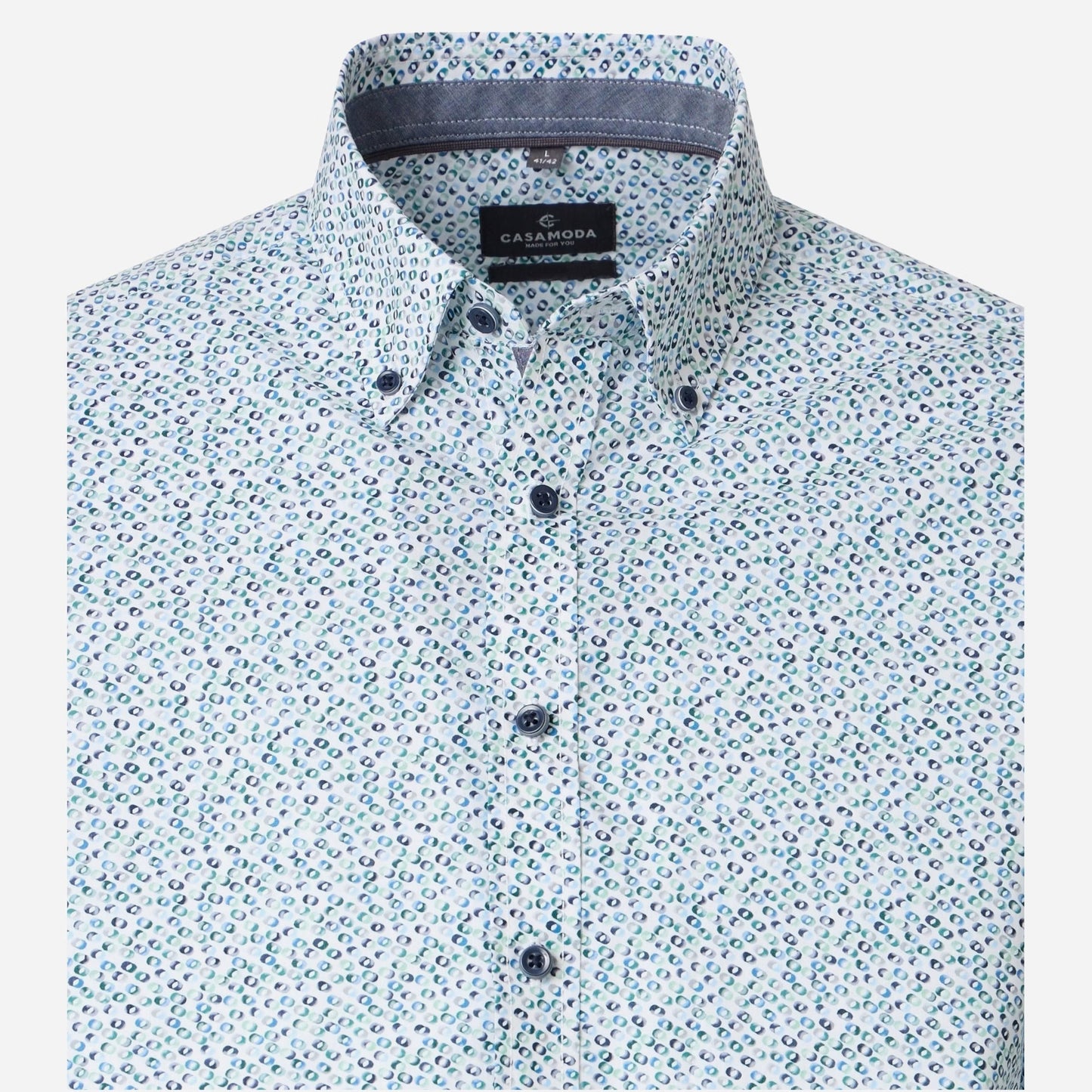 Casa Moda 126132000 150 Petrol Casual Shirt