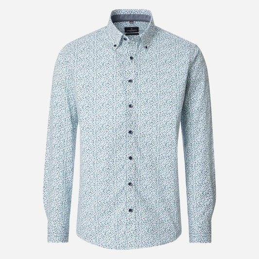 Casa Moda 126132000 150 Petrol Casual Shirt