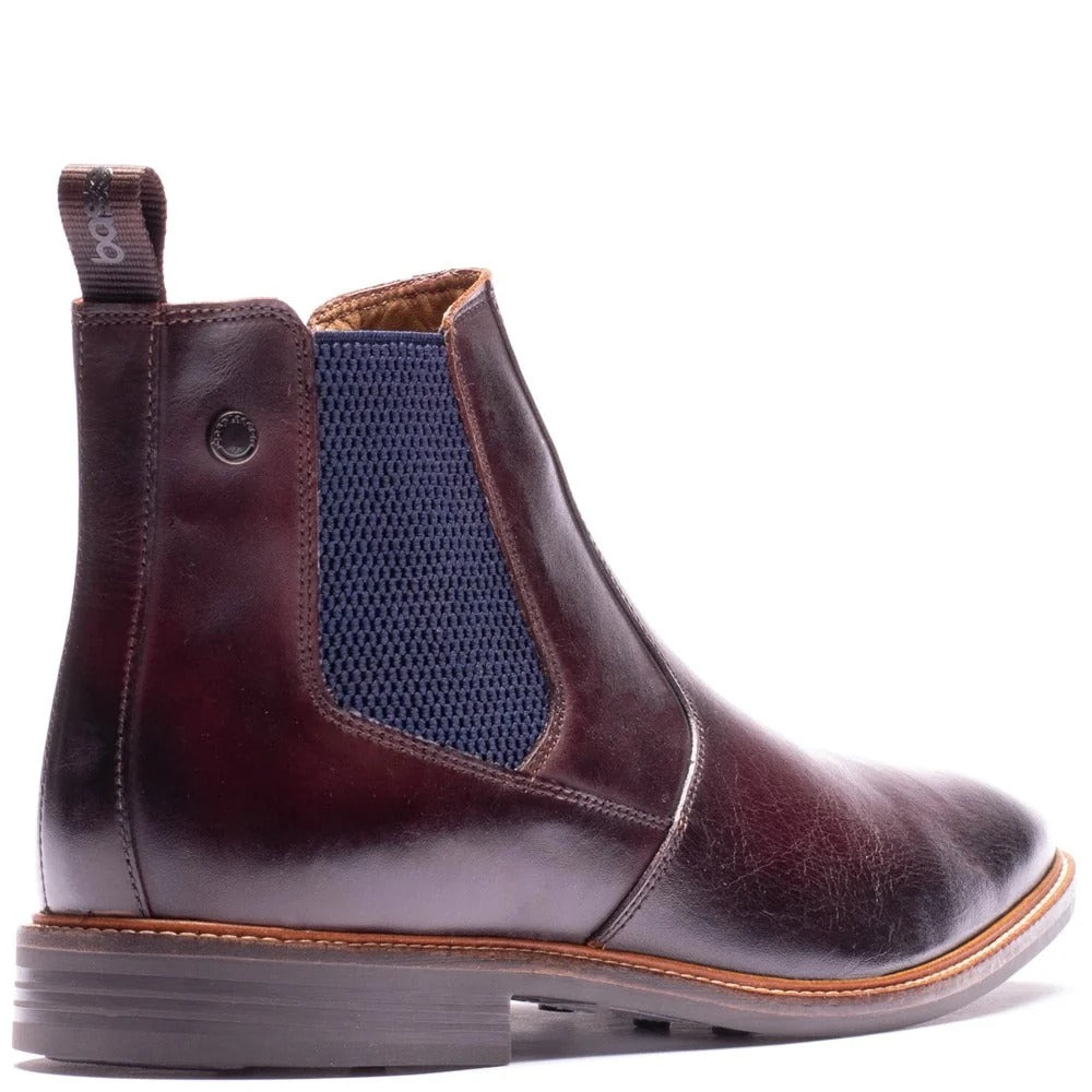 Base London Kensington Washed Brown Chelsea Boots