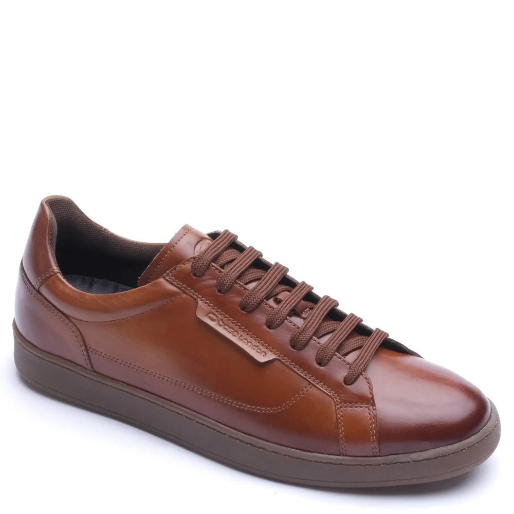 Base London Zammo Wax Tan Trainers