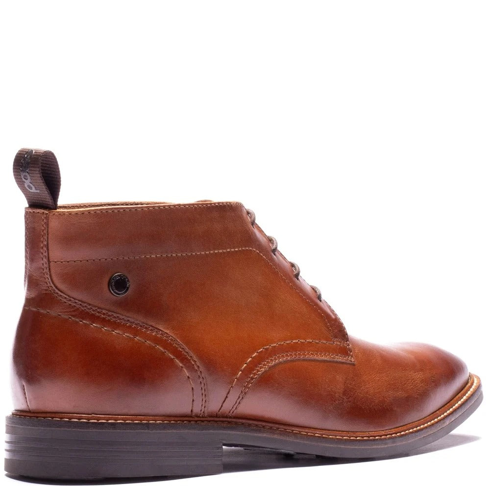 Base London Belgrave Washed Chukka Tan Boots